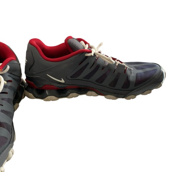 Nike Mens 12 Reax 8 TR Mesh Dark Grey Athletic Running Shoe Sports Outdoors Run - Picture 10 of 12